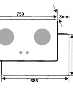 Bếp gas âm CANZY CZ 226T