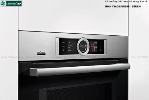 LÒ NƯỚNG KẾT HỢP VI SÓNG BOSCH CMG656BS6B SERIE 8 45L ÂM TỦ - 5