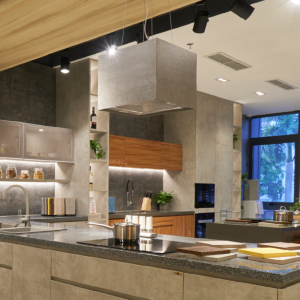 Máy hút mùi đảo Malloca CONCRETE K-400 - 8