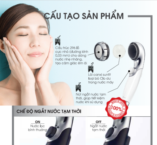 Lọc nước vòi sen tắm Cleansui ES301 - 5