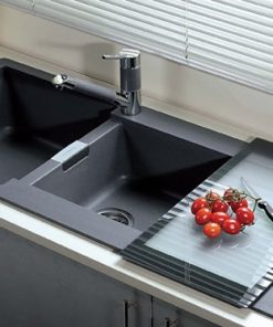 CHẬU ĐÁ HAFELE HS19-GED2S80 MÀU GREY 570.35.570 - 18 CHẬU ĐÁ HAFELE HS19-GED2S80 MÀU GREY 570.35.570 - 17