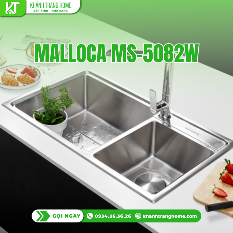 Chậu rửa chén Malloca MS-5082W