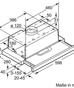 MÁY HÚT KHỬ MÙI ÂM TỦ BOSCH TGB.DFT63AC50 - SERIE 4 - 34 MÁY HÚT KHỬ MÙI ÂM TỦ BOSCH TGB.DFT63AC50 - SERIE 4 - 33