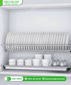 Giá chén đĩa cố định chữ V Eurogold inox201 EU01060