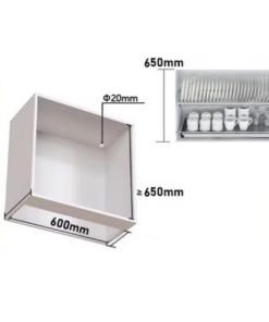 Giá chén đĩa cố định chữ V Eurogold inox201 EU01060