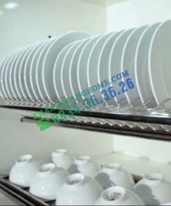 Giá chén đĩa cố định chữ V Eurogold inox201 EU01060