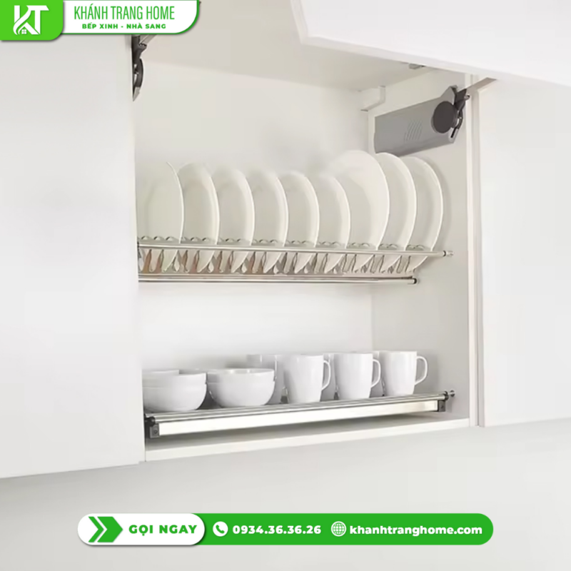 Gía chén đĩa cố định chữ V Eurogold inox201 EU01070