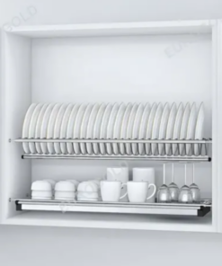 Gía chén đĩa cố định chữ V Eurogold inox201 EU01090