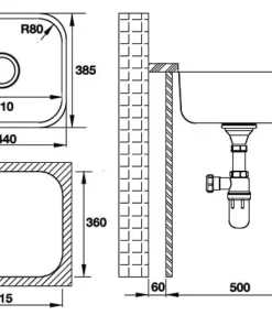 Chậu rửa chén Hafele HS-S4438 567.24.000 - 9