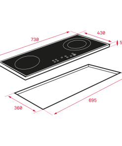 BẾP ĐIỆN TỪ TEKA IZ 7200 HL 10210201 NHẬP KHẨU THỔ NHĨ KỲ - 6 TEKA IZ 7200 HL 10210201