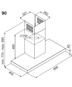 MÁY HÚT MÙI GẮN TƯỜNG FAGOR 3CFS-9031X - 6 FAGOR 3CFS-9031X