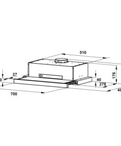 Máy hút mùi âm tủ Hafele HH-TT70A 533.86.817 - 15