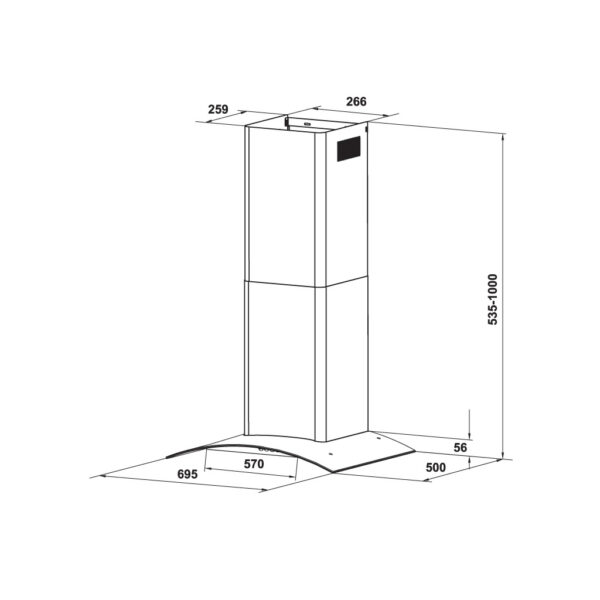 Máy hút mùi áp tường Hafele HH-WT70A (533.86.807) - 53