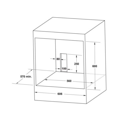 Lò nướng âm tủ 70 lít Hafele HO-4K70A 538.61.451 - 3