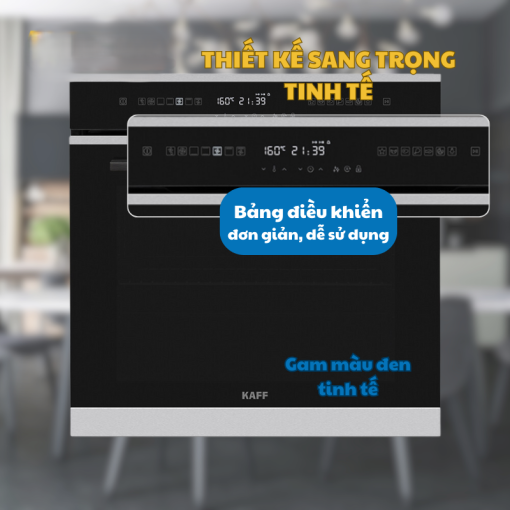 LÒ NƯỚNG ÂM TỦ KAFF KF-BI75SLIM - 5