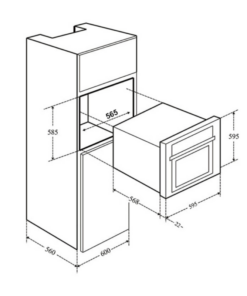 LÒ NƯỚNG ÂM TỦ CANZY CZ-09DL