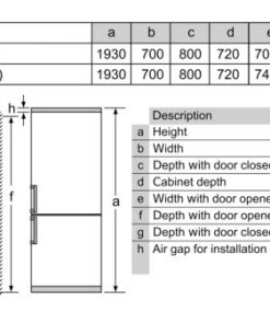 Tủ Lạnh 2 Cánh Ngăn Đá Dưới BOSCH HMH KGN56XI40J Series 4 - 10 Tủ Lạnh 2 Cánh Ngăn Đá Dưới BOSCH HMH KGN56XI40J Series 4 - 9