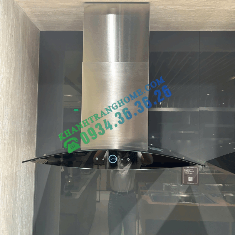 Máy hút mùi áp tường Malloca MC 7018HS - 80 Máy hút mùi áp tường Malloca MC 7018HS