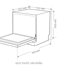 Máy rửa bát Canzy CZ-DW11GB