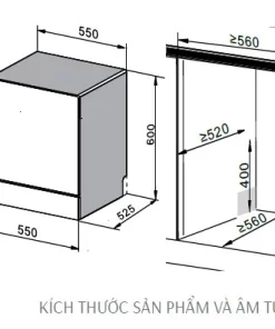 Máy rửa bát Canzy CZ-WQP892 - 21 Máy rửa bát Canzy CZ-WQP892