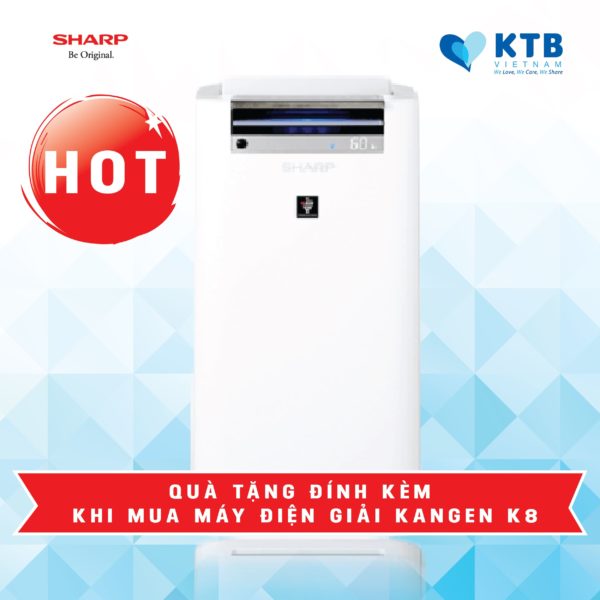 Máy lọc không khí cảm biến & tạo độ ẩm | KC-G40EV-W
