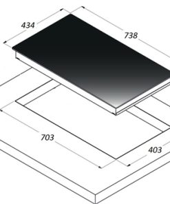 Bếp gas âm Rinnai RB-3VCGN - 44 Bếp gas âm Rinnai RB-3VCGN - 43