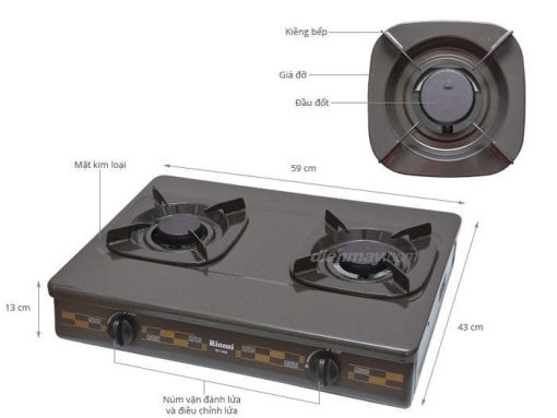 Bếp gas dương Rinnai RV-260(G)N - 3