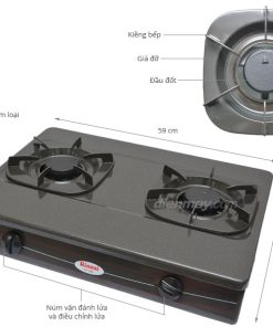 Bếp Gas Rinnai RV-360(GM)N - 11