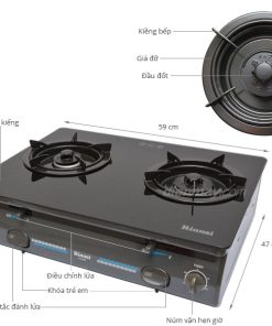 Bếp Gas Rinnai RV-4600(GL-T)N - 11