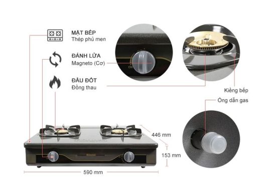 Bếp Gas Rinnai RV-660(G) - 3