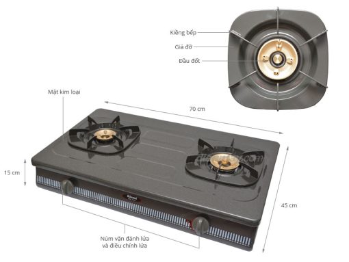 Bếp Gas Rinnai RV-770(G) - 3