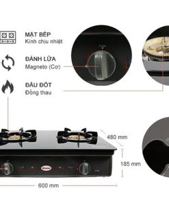 Bếp Gas Rinnai RV-8611(GL-B) - 6 Bếp Gas Rinnai RV-8611(GL-B) - 5