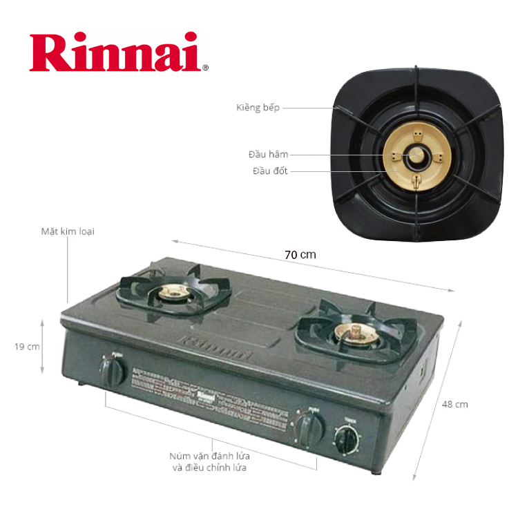 Bếp Gas Rinnai RV-970GT