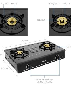Bếp Gas Rinnai RV-B271SB(EB) - 8 Bếp Gas Rinnai RV-B271SB(EB) - 7