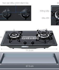 Bếp Gas Âm Rinnai RVB-2BG(Wv-M)N - 5