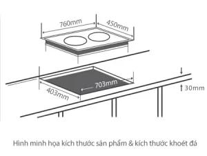 Bếp Gas Âm Rinnai RVB-2G-i(B) - 7