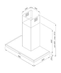 Máy hút mùi áp tường Malloca Slim K1522 - Nhập khẩu Châu Âu - 28 Máy hút mùi áp tường Malloca Slim K1522 - Nhập khẩu Châu Âu