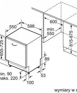 MÁY RỬA BÁT ÂM TOÀN PHẦN - 60CM BOSCH HMH.SMV4ECX14E SERIES 4 - 30 SMV4ECX14E