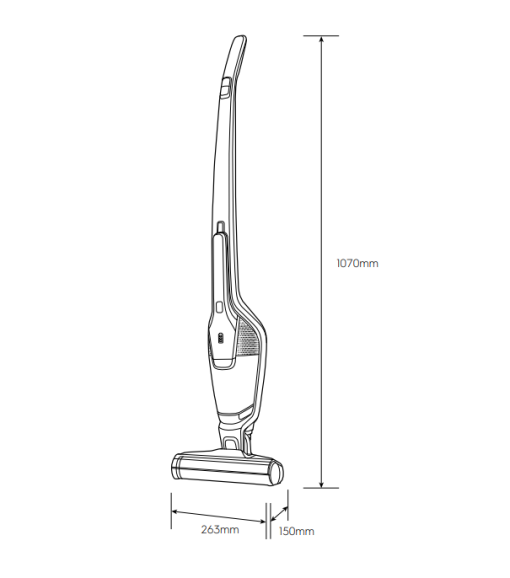 Máy hút bụi không dây Electrolux ZB3414AK - 3