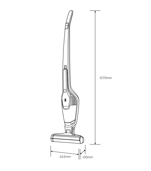 Máy hút bụi không dây Electrolux ZB3414AK