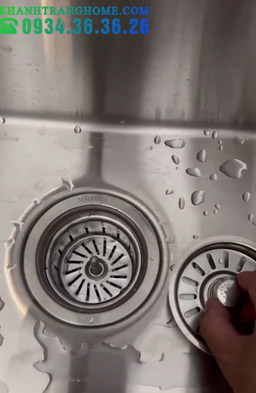Chậu rửa chén bán thủ công Malloca MS 1044 - 15
