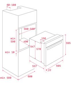 LÒ NƯỚNG TEKA TOTAL HSB 615 41560120 TÂY BAN NHA - 6 TEKA TOTAL HSB 615 41560120