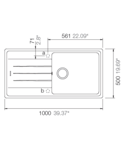 CHẬU ĐÁ HAFELE HS20-GED1S60 570.32.330 - 9