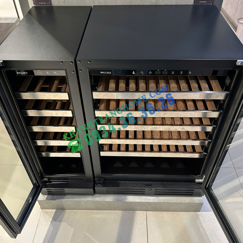 Tủ rượu độc lập hoặc âm tủ Malloca MWC-46BG - 54 Tủ rượu độc lập hoặc âm tủ Malloca MWC-46BG