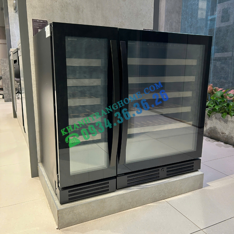 Tủ rượu độc lập hoặc âm tủ Malloca MWC-46BG - 55 Tủ rượu độc lập hoặc âm tủ Malloca MWC-46BG