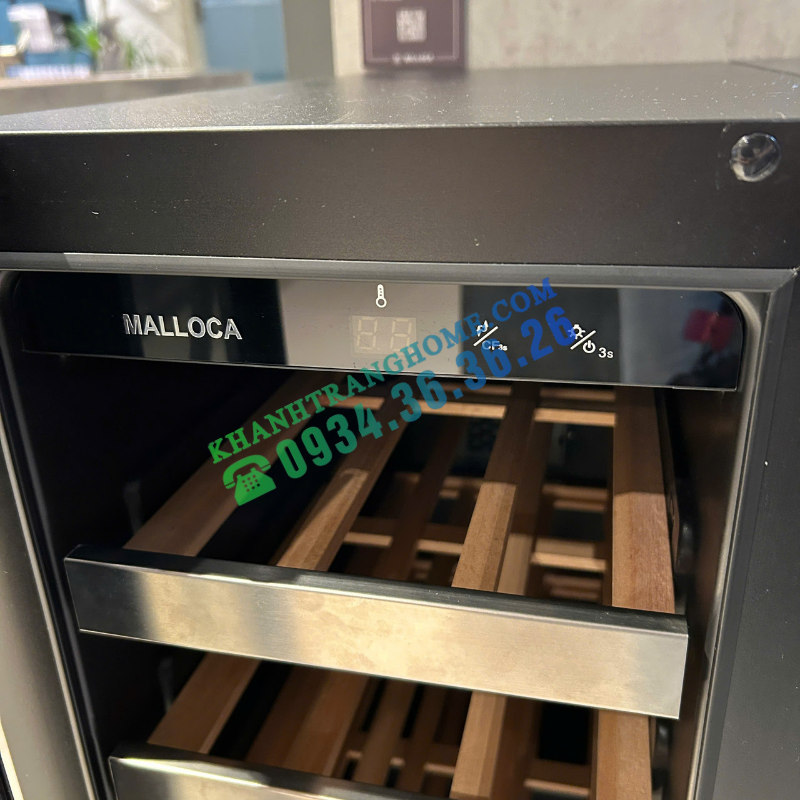 Tủ rượu độc lập hoặc âm tủ Malloca MWC-46BG - 52 Tủ rượu độc lập hoặc âm tủ Malloca MWC-46BG