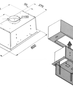 MÁY HÚT MÙI BẾP ÂM TỦ FAGOR 3AF3-601W - 6 FAGOR 3AF3-601W
