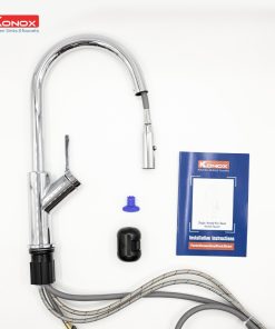 VÒI RỬA BÁT RÚT DÂY KONOX PONTE CHROME - 24 VÒI RỬA BÁT RÚT DÂY KONOX PONTE CHROME