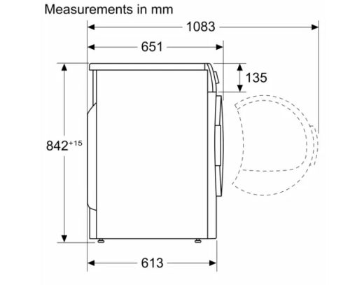 MÁY SẤY 8KG SERIES 4 BOSCH HMH WTH83008SG - 3