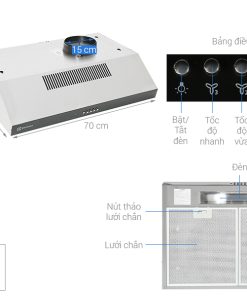 Máy hút mùi Electrolux ERF715SBA - 11